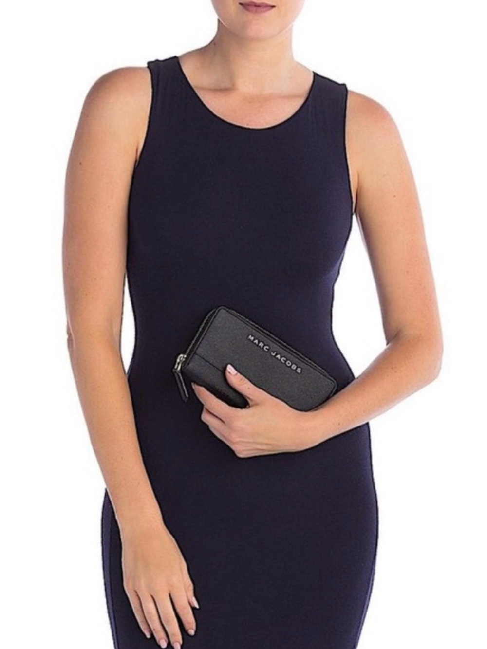MARC JACOBS Branded Saffiano Standard Continental Wallet in Black - BRAND NEW! - Picture 6 of 8